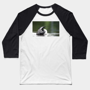 Hide n' seek - Common loon Baseball T-Shirt